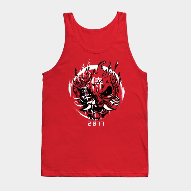 Samurai 2077 Tank Top by demonigote